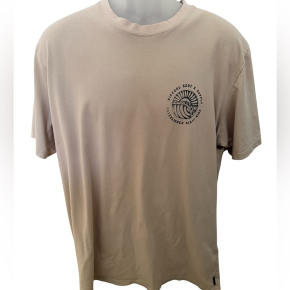 RIP CURL Surf & Supply Established ‘69 Tee Shirt Regular Fit Men 2XL XXL - Picture 2 of 6